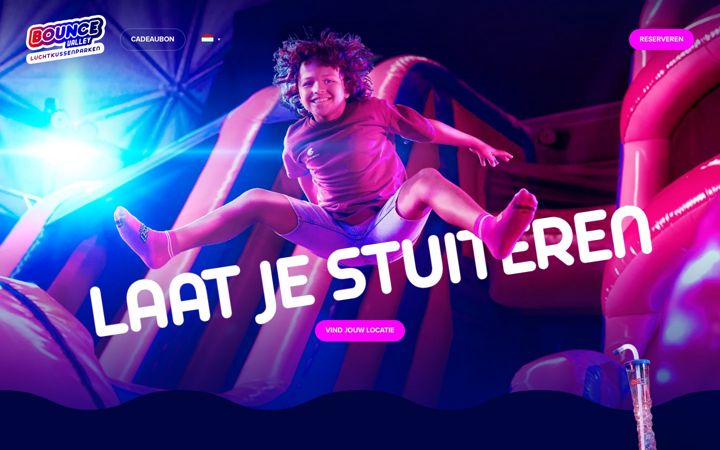 Screenshot of bouncevalley.nl