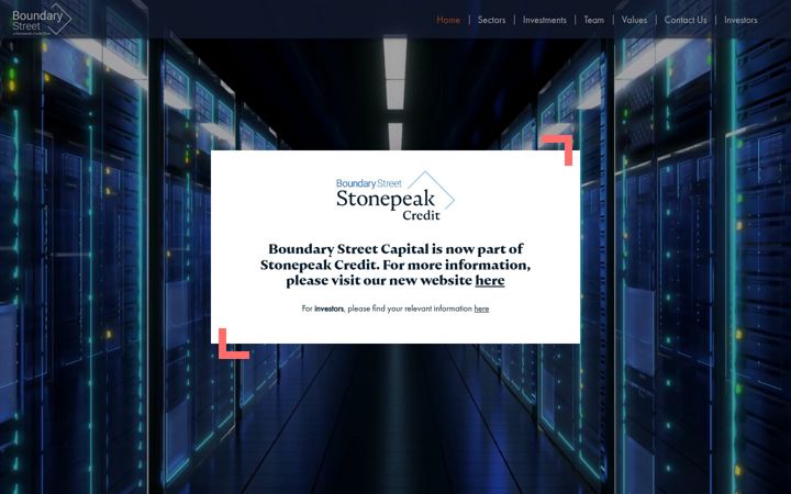 Screenshot of boundarystreetcapital.com