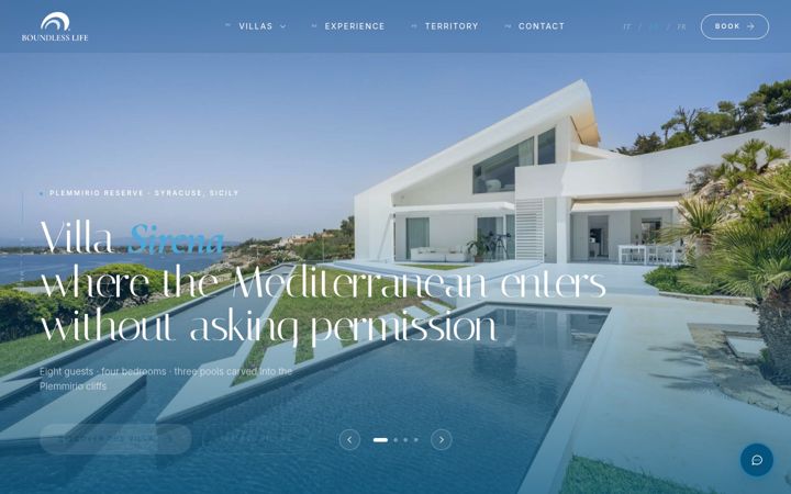Screenshot of boundlesslife.it