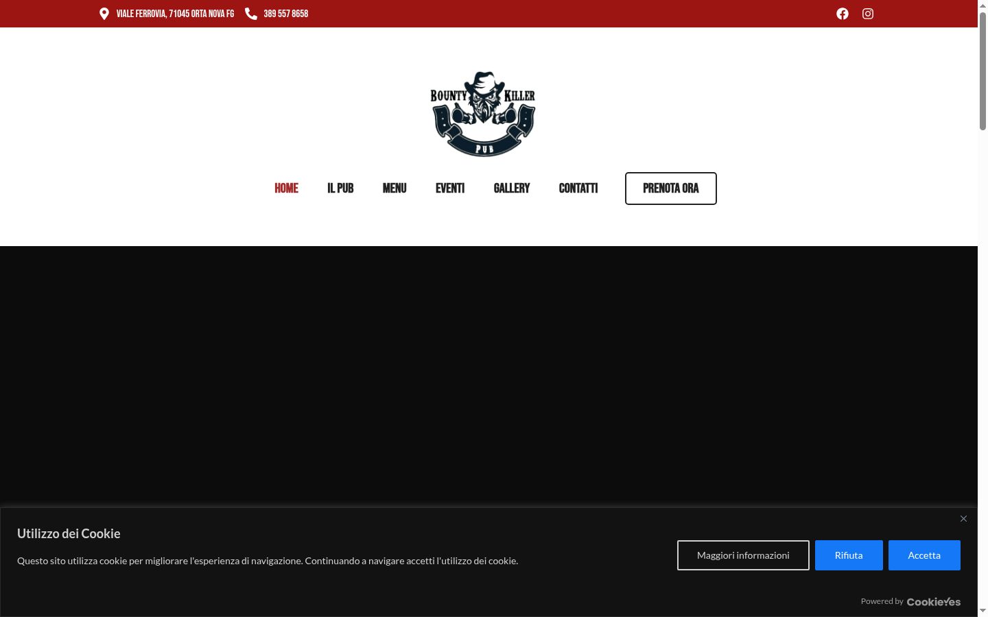 Snímka obrazovky banera súhlasu zobrazeného pred akoukoľvek interakciou