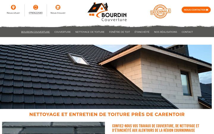 Screenshot of bourdin-couverture.fr