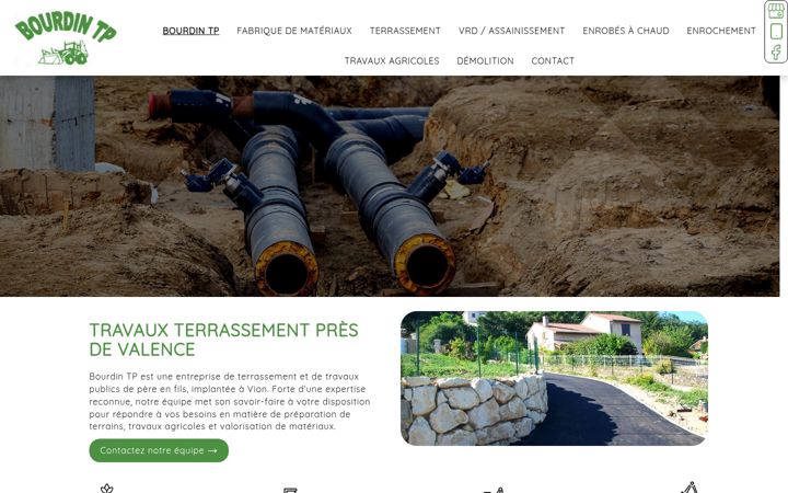 Screenshot of bourdin-tp.fr