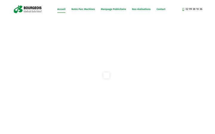 Screenshot of bourgeois-publicite.fr