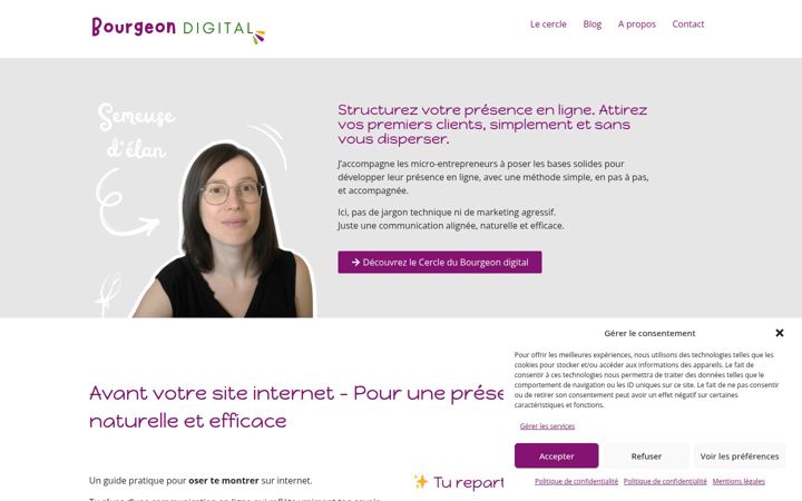 Screenshot of bourgeondigital.com