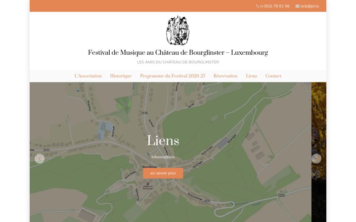 Screenshot of bourglinsterfestival.lu