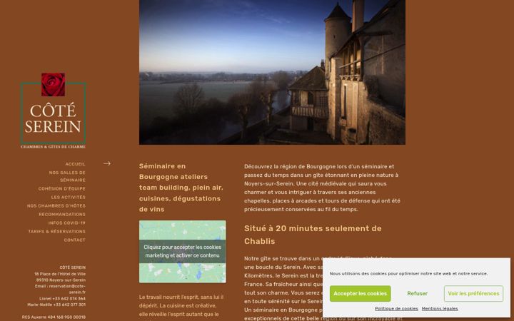 Snímek obrazovky bourgogne-seminaire.fr