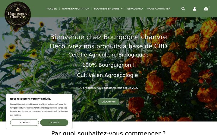 Snímek obrazovky bourgognechanvre.fr