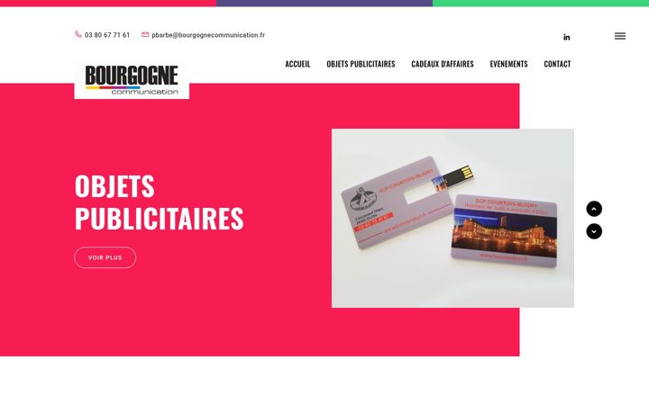 Capture d'écran de bourgognecommunication.fr