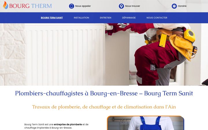 Screenshot of bourgthermsanit.fr