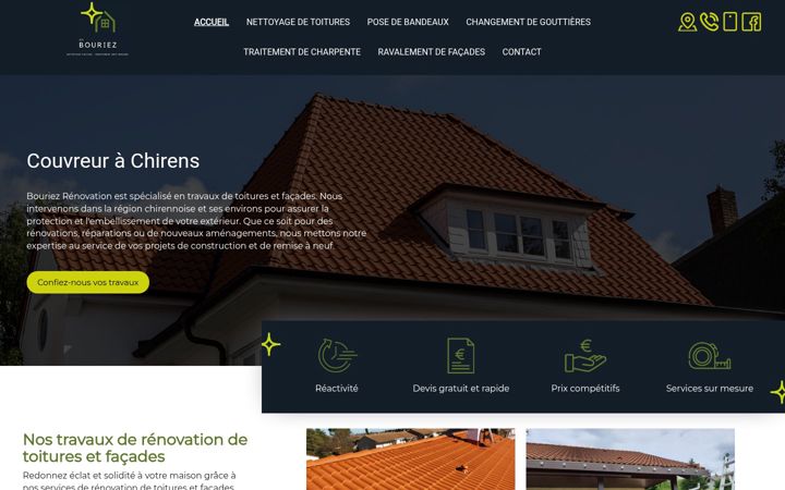 Screenshot of bouriez-renovation.fr