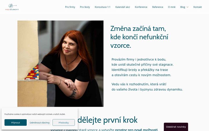 Képernyőkép: bourkova.cz