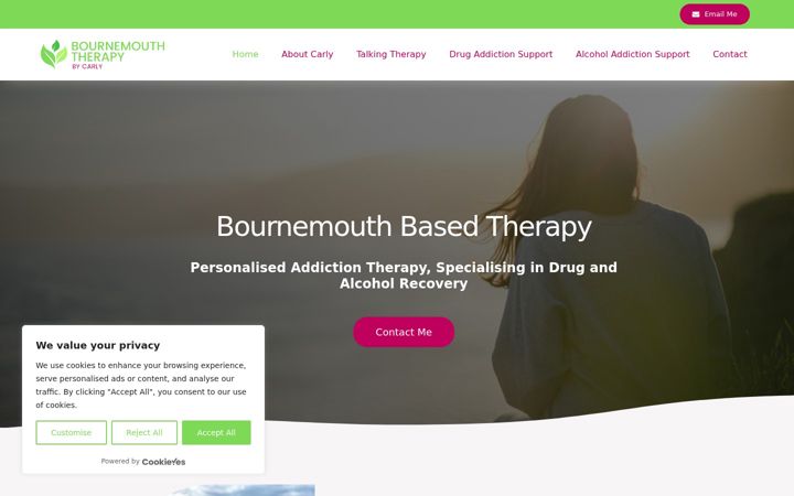 Ekrano kopija bournemouththerapy.co.uk