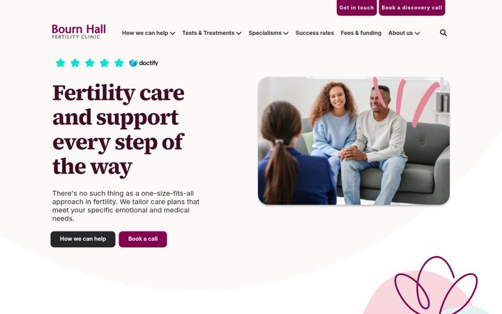 Screenshot of bournhall.co.uk
