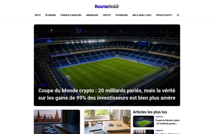 Screenshot of bourseinside.fr