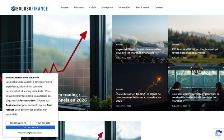 Screenshot of boursofinance.fr