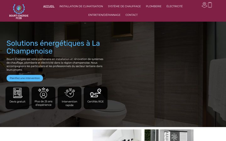 Screenshot of bourti-energies.fr