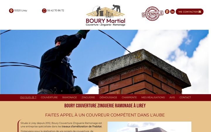 Screenshot of boury-couverture-zinguerie-ramonage.fr