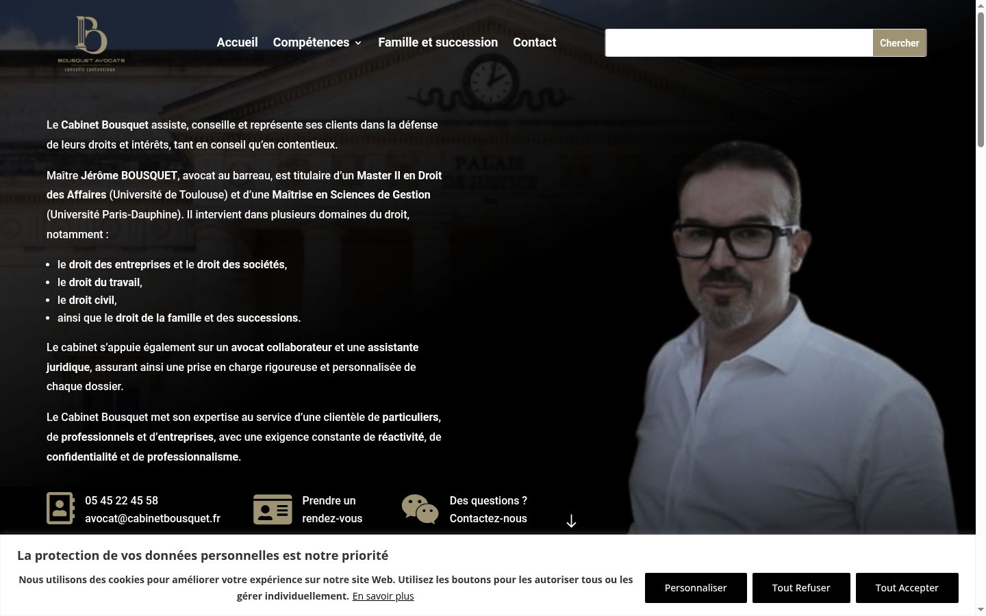 Posnetek zaslona pasice za privolitev, prikazane pred kakršno koli interakcijo
