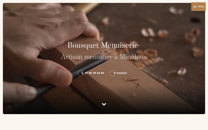 Screenshot of bousquetmenuiserie.fr