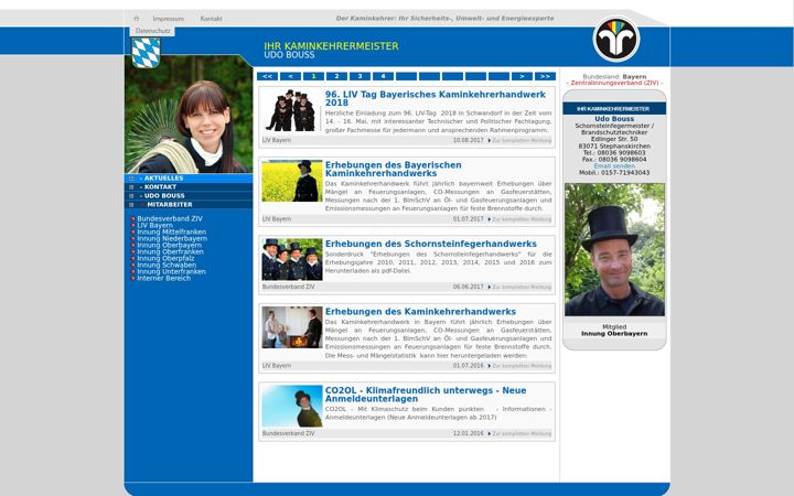 Screenshot of bouss-schornsteinfeger.de