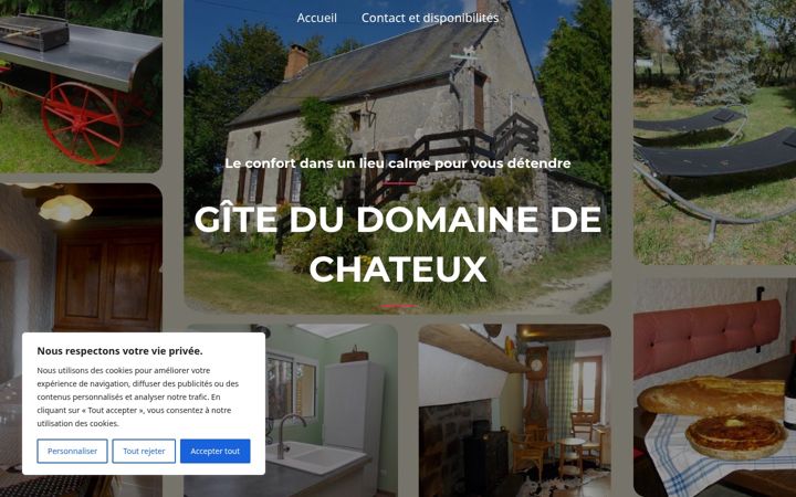Screenshot of boussac-gite-du-domaine-de-chateux-23600.fr