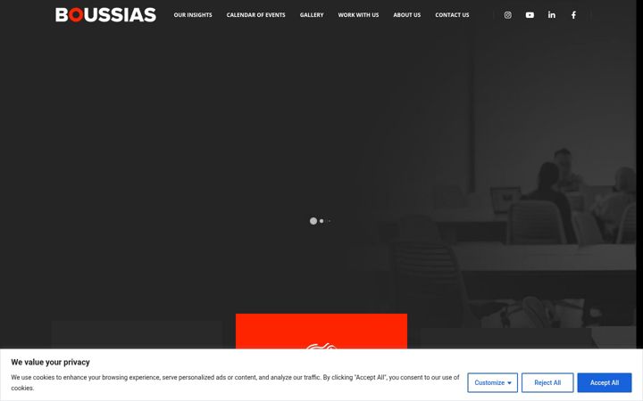 Screenshot of boussias.cy