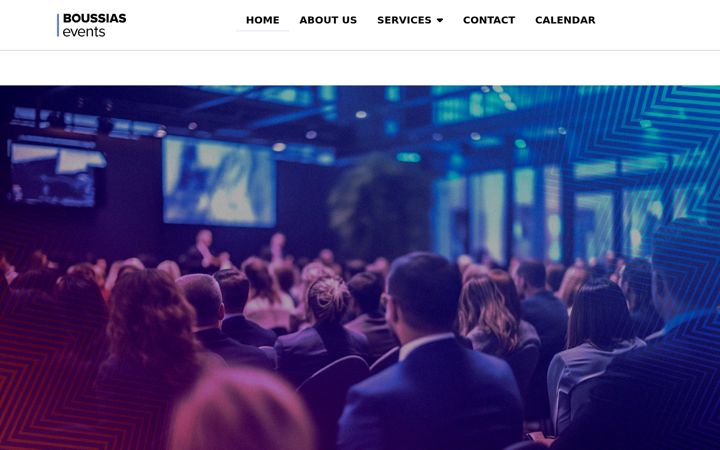 Screenshot of boussiasevents.gr