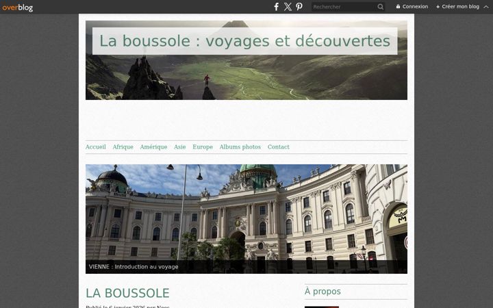 Screenshot of boussole.info