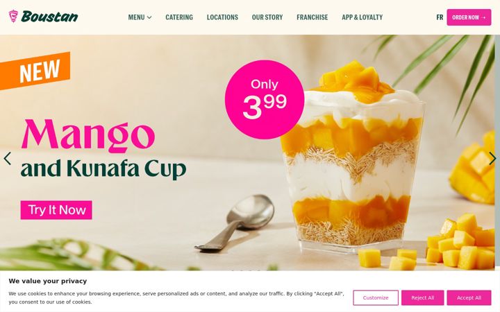 Screenshot of boustan.ca