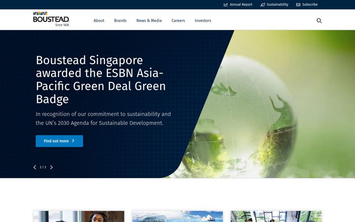 Screenshot of boustead.sg