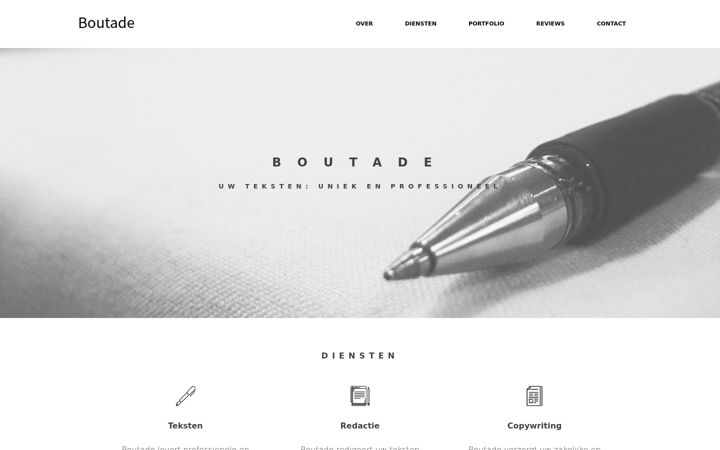 Screenshot of boutade.nl
