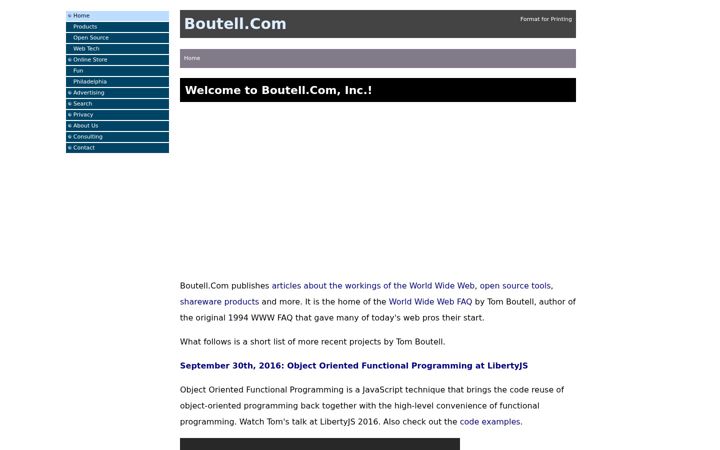 Screenshot von boutell.com