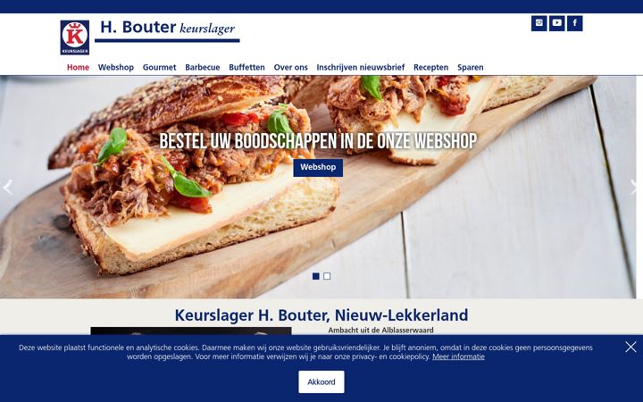 Screenshot of bouternieuwlekkerland.keurslager.nl