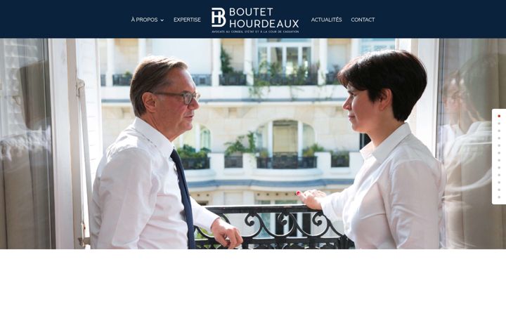 Snímek obrazovky boutet-hourdeaux.fr