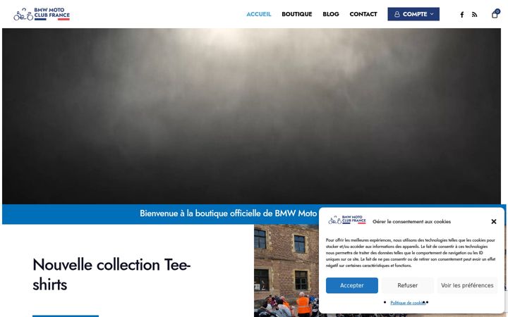 Skærmbillede af boutique-bmwmcf.fr