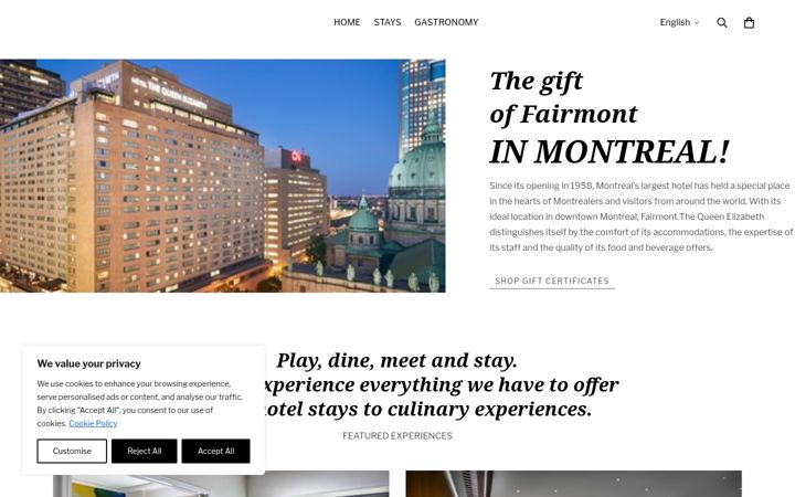 Screenshot of boutique-fairmont-montreal.com