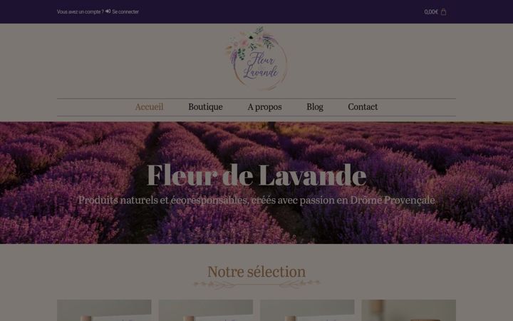 Skærmbillede af boutique-fleurdelavande.fr