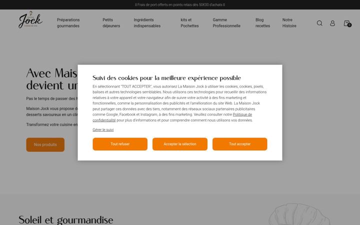 Screenshot of boutique-jock.fr