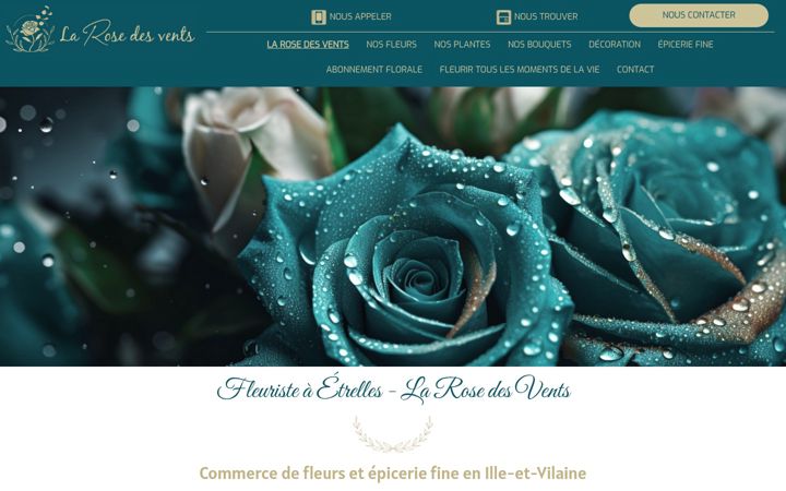 Screenshot of boutique-larosedesvents.fr