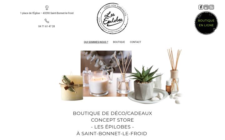 Screenshot of boutique-lesepilobes.fr