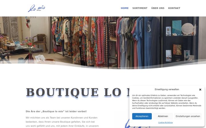 Screenshot of boutique-lo-mio.es