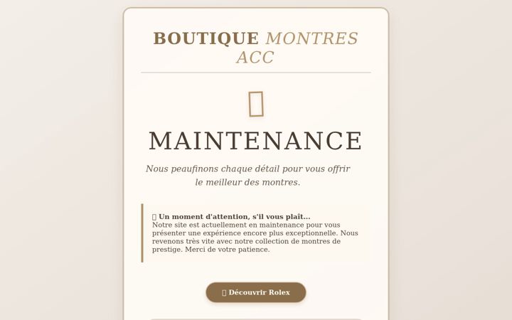 Screenshot of boutique-montres-acc.com