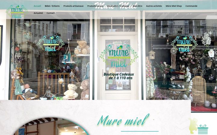 Screenshot of boutique-mure-miel.fr