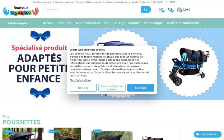 Screenshot of boutique-nounou.com