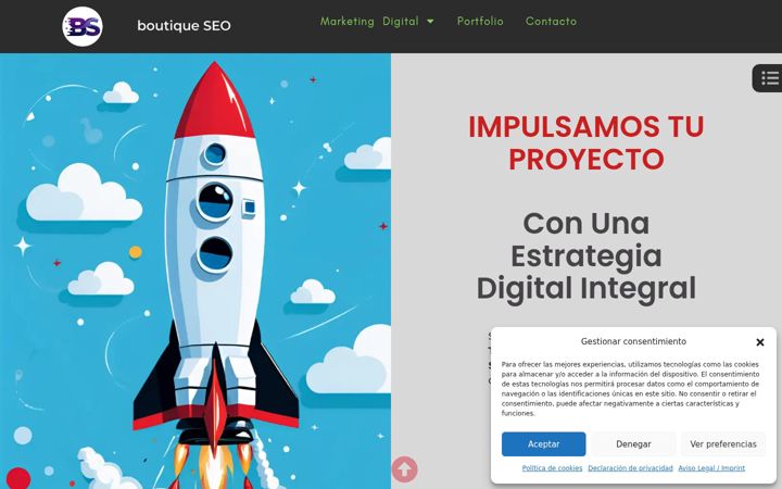 Screenshot of boutique-seo.com