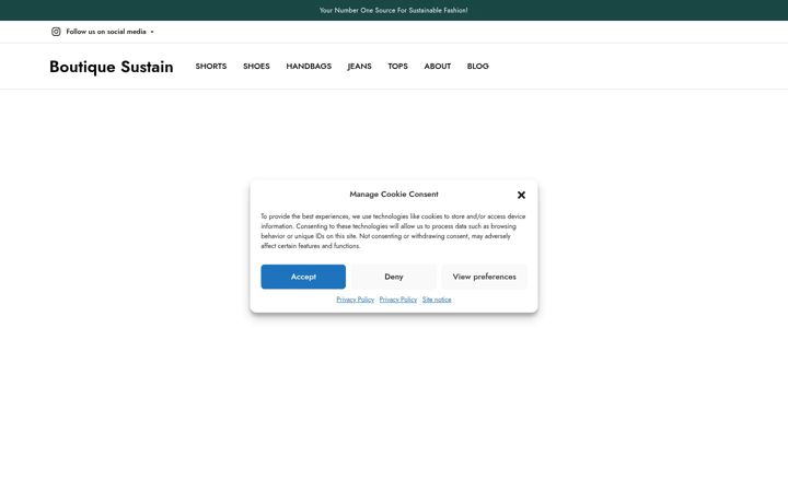 Screenshot of boutique-sustain.com