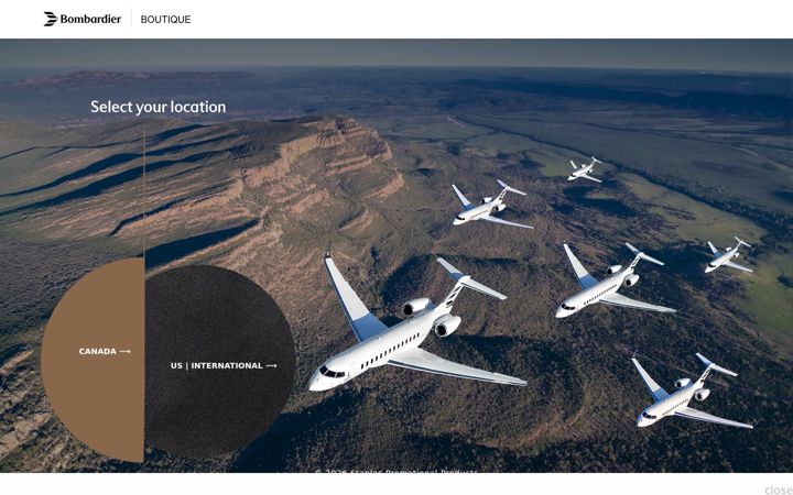 Screenshot of boutiqueaviateur.com