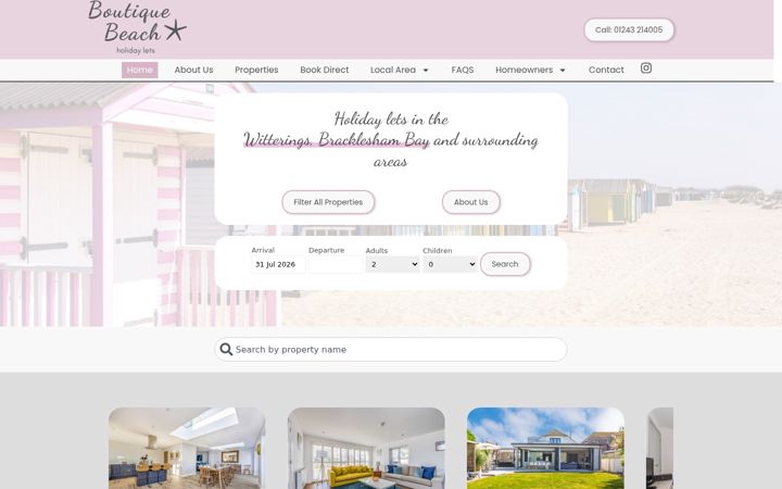 Screenshot of boutiquebeach.co.uk
