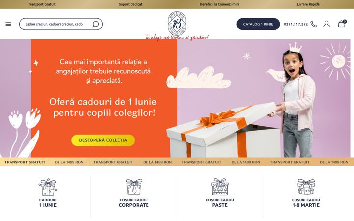 Screenshot of boutiquecadeaux.ro