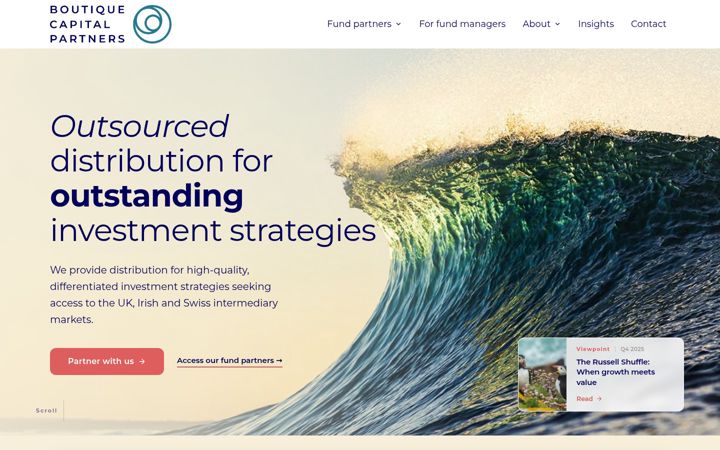 Screenshot of boutiquecapitalpartners.co.uk